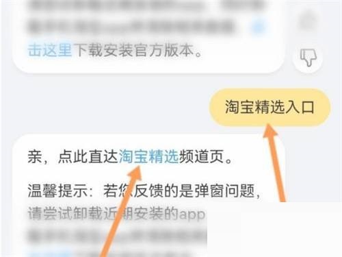 淘宝精选怎么进入