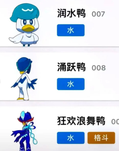 宝可梦朱紫水主形态一览