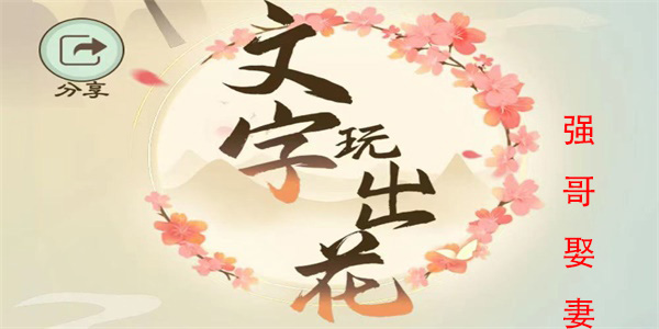 文字玩出花强哥娶妻怎么过