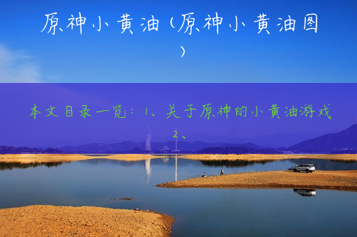 原神小黄油(原神小黄油图)