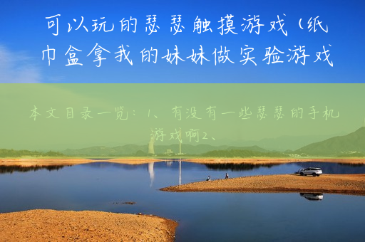 可以玩的瑟瑟触摸游戏(纸巾盒拿我的妹妹做实验游戏)