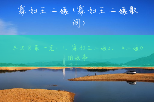 寡妇王二嬢(寡妇王二嬢歌词)