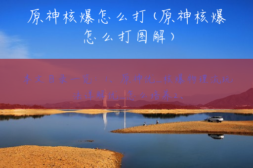 原神核爆怎么打(原神核爆怎么打图解)