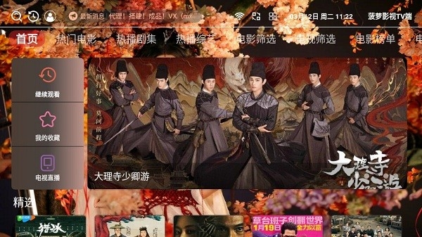 菠萝影视TV端app下载截图